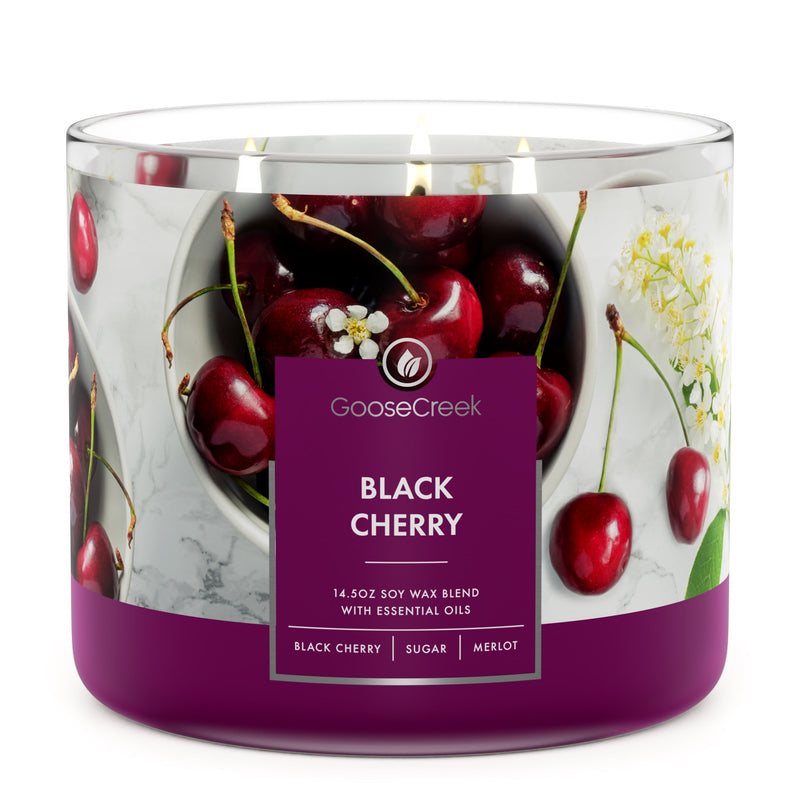 Black Cherry 3-Wick Candle - SDP9